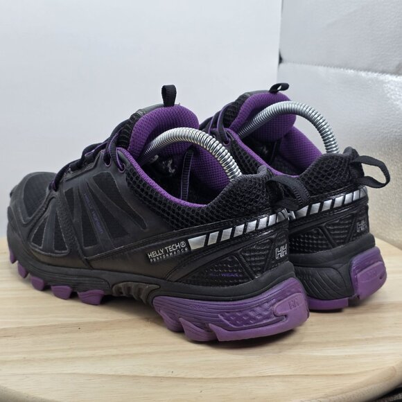 Helly Hansen Women’s 8.5 Loke Dash Outdoor Trail Hiking Shoes Black/Purple - Picture 6 of 9